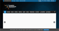 Desktop Screenshot of planetaincognito.es